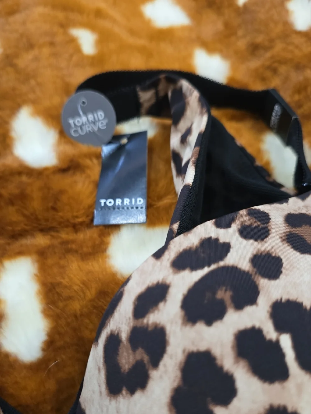 Leopard Print Torrid Wire Free‎ Push Up Nwt 42b